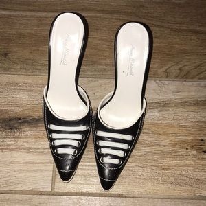 Ann Michelle Mule Heels SZ 6.5
